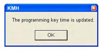 Updating Time on the Programming Key Any time there is a time change, it is necessary to update your locks with the new date and time. To do this: 1.