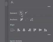 Tip: You could also convert between corner and smooth points by doubleclicking an anchor point (or Option-clicking [macos] or Alt-clicking [Windows]) with the Curvature tool, like you saw earlier.