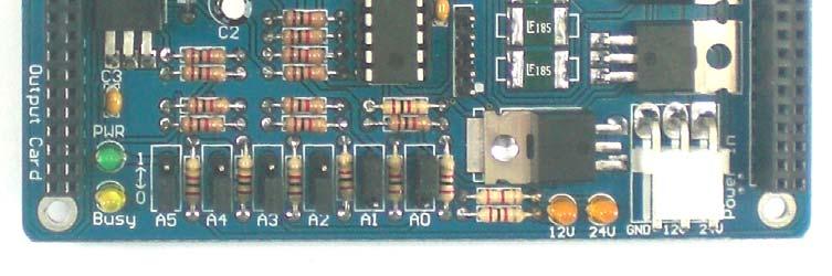 1 x IFC Output Card,IFC-OC04 with: 1 x PIC microcontroller. 10 x mini jumper. 4 x output terminal.