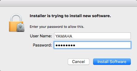 Enter a user name and password,