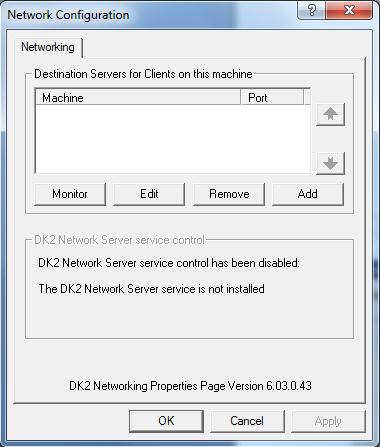 8) The Network Configuration dialog will be shown next.