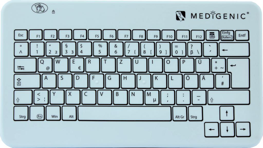MEDIGENIC KEYBOARDS & MICE Medigenic Wireless The wireless Medigenic keyboard has the same great features as the Essential model.