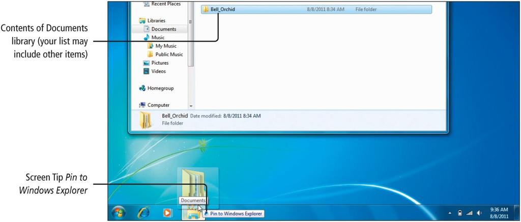 Navigate by Using Windows Explorer Pinning a location to a Jump