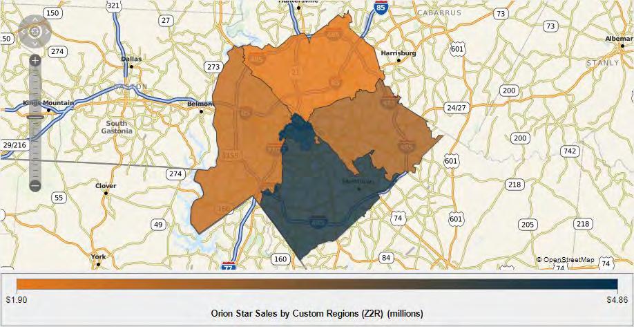 Plot Your Custom Regions on SAS Visual Analytics Geo Maps Jitendra N. Pandey Electrolux Home Products Inc., Charlotte, NC CUSTOM REGION MAPPTING EXAMPLES Orion Star Local Inc.