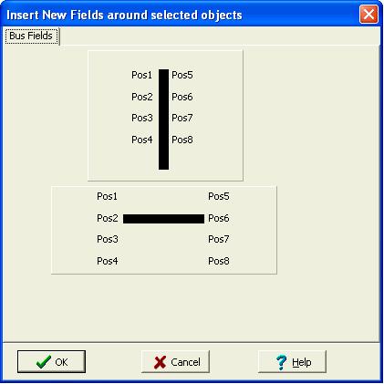 This opens the Bus Field Options dialog
