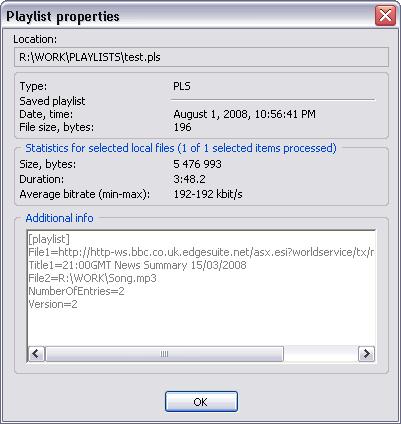 Using Total Recorder 193 See also. Displaying File and Recording Properties, Displaying stream properties. 5.15.
