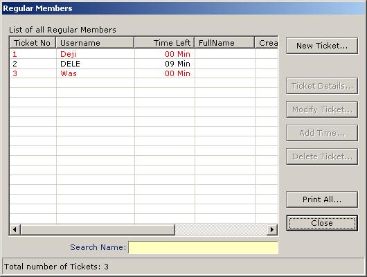 1 Fig5.1.1 In addition to this, you can as well create the single user ticket through the File Menu option.