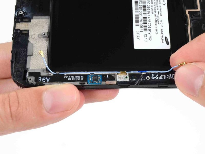 Remove the USB board from the display assembly.