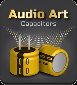 AudioArt Capacitors PRO series comes with Nichicon high-end audio capacitors.