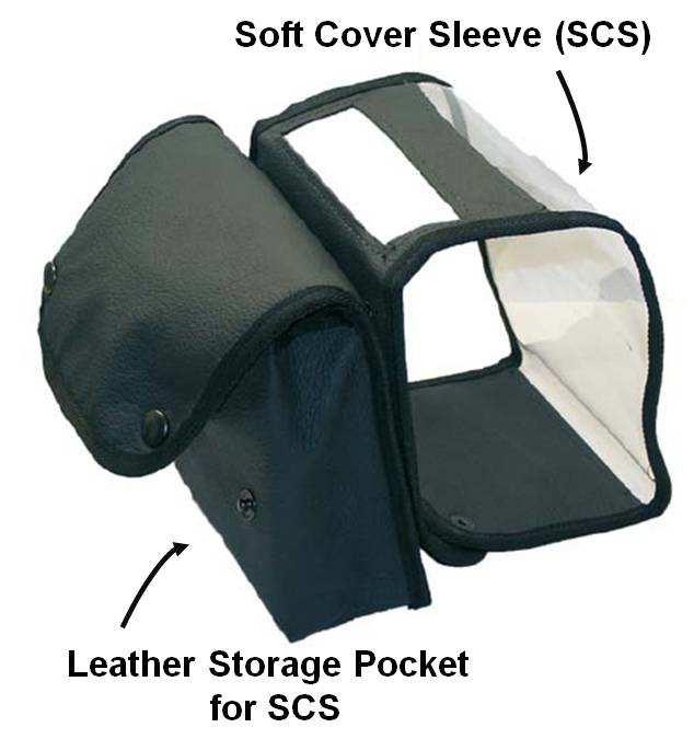 AC- 7306) AC-7306 Leather Storage Pocket