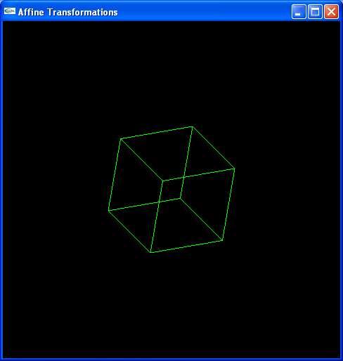 3D Programming glutwirecube(gldouble