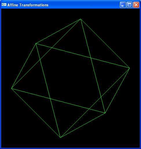 3D Programming glutwireoctahedron(); unit in