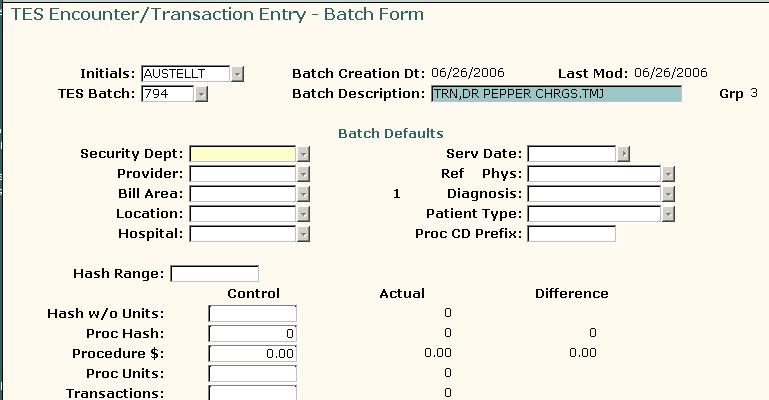 displays yur last batch number Example: Generating a Batch