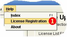 19 LICENSE REGISTRATION This installation automatically provides you with a 30-day trial period.