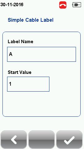 1. Label Name - Enter desired Prefix (e.g. Office, Company X) for every label. 2. Start Value - Set a numeric start value (e.g. 1, 33, 245) for incremental counts.