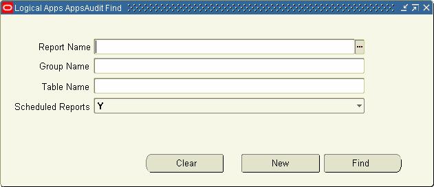Chapter 4: Reporting Querying a Report To find an existing report: 1 Ensure that the Audit Report form is open (page 17). 2 Click on View in the menu bar, then on Find in the View menu.