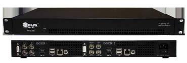 94i, 60i and 60p Optional upgrade for Pro-MPEG FEC + Zixi Feeder and Zixi Receiver Support Closed Captioning (EIA-608, EIA-708) Standard Definition Encoding for ISDB-T, DVB-H and Others* Supports