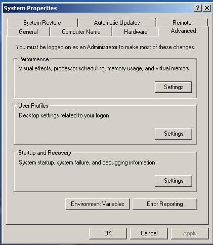 3.2.4 Optimizing Windows XP Settings in Windows XP Adjust for