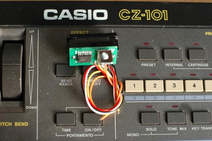 Casio CZ Non volatile memory modification Installation
