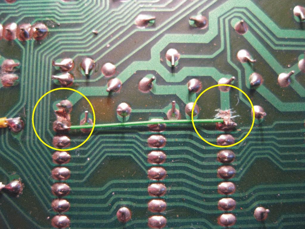 Figure 3: Bottom view of the pcb Figure