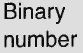 large number of binary bits to be represented