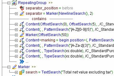 To identify the Unit of Measure repeat the pattern search technique of the Content anchor. 35.