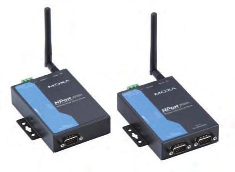 Serial-to-Ethernet Device Servers NPort W2150A/W2250A 1 and 2-port RS-232/422/485 IEEE 802.11a/b/g wireless device servers Link any serial device to an IEEE 802.11a/b/g network 921.