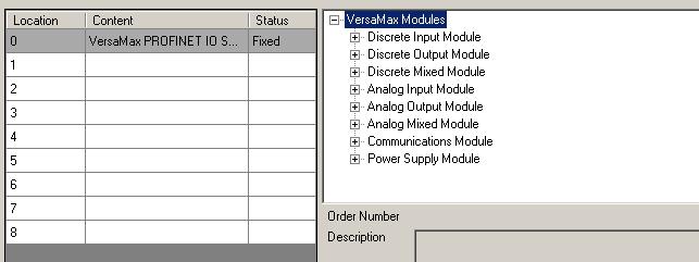 3 Adding VersaMax Modules to a Remote Node The PNS remote node can contain the module types listed in the VersaMax PROFINET Scanner Manual, GFK-2721.