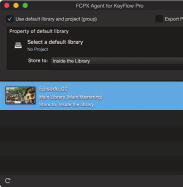 You can check the option to send only FCP XML files.