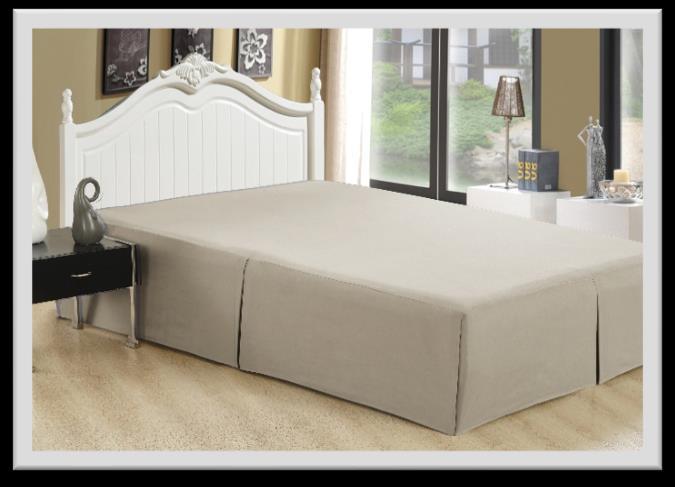 Solid Bamboo Bed Skirt Features: 85% Polyester and 15% Bamboo
