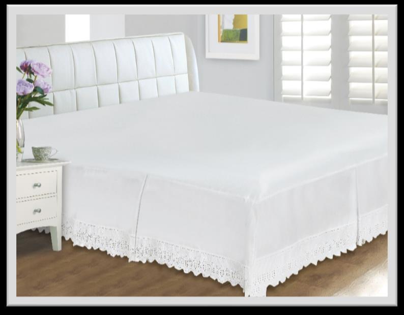 and 50% Polyester 2 Colors Available: White and Cream Twin: 39" x 77"
