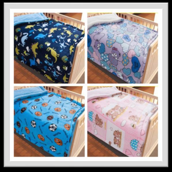 Sets Kids blanket Size: 40 x 50 13 Patterns