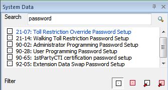 Security System/PCPro Passwords Ensure you change the default passwords for: