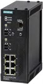 Product Overview RUGGEDCOM RS900 9-port Managed Ethernet Switch With Fiber Optical Uplinks, 128-bit Encryption The RUGGEDCOM RS900 from Siemens is a 9-port utility grade, fully managed, Ethernet