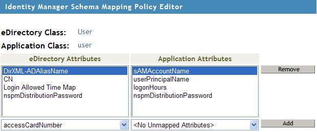 7 Click the drop-down list under Application Attributes,