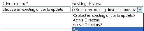 5 Select Active Directory as the connected system, then click Next. 6 Select Update everything about that driver and policy libraries, then click Next.