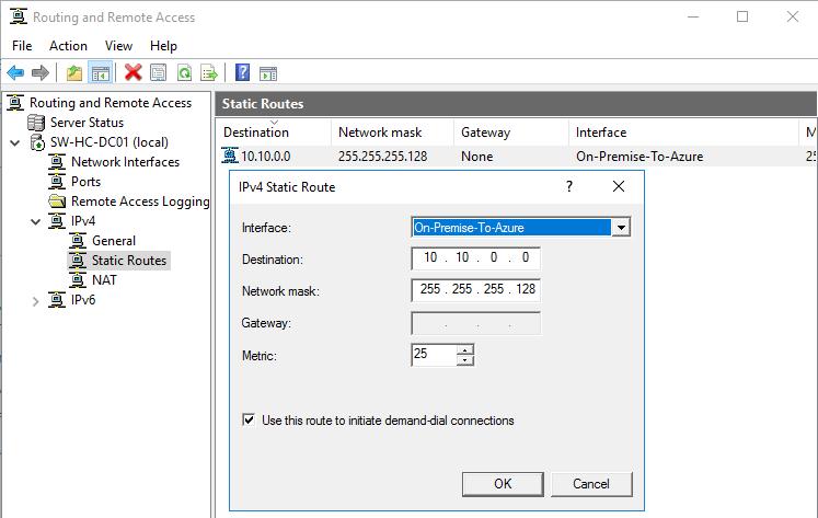 Double-check the Static Routes. The configuration should look the same as on the following screenshot. The VPN connection is configured and hosts on both sides are able to communicate.