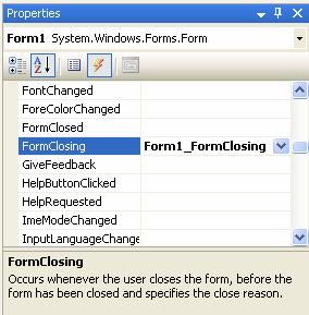 CppEss Chapter 6 Add Events for a Control Every control has a primary event. You can add a handler for this event by double-clicking on the control in the Visual Studio 2005 Form Designer.