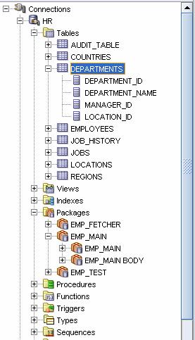 Object Browsing Tree Based Object Browser Create and Edit Database Objects Create and Browse Users Support for common objects Tables, Views, Indexes