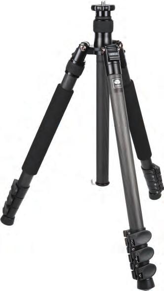 EN Series Tripods with integrated monopod and clip locks universally useful Head support plate The aluminium head support plate is fitted with a set screw to secure the head.