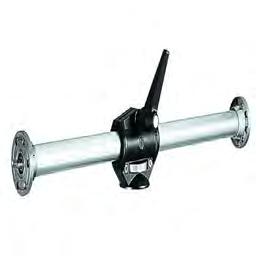 95 Mounts on any column with 3/8 thread, this side arm allows positioning of two heads on a 90 perpendicular angle Two positional head mounts on the side arm