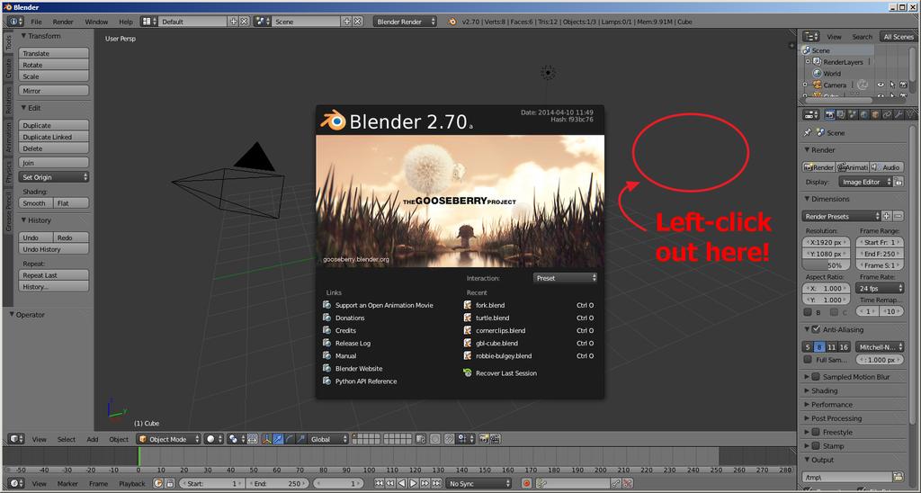 3D Modeling with Blender: 01.