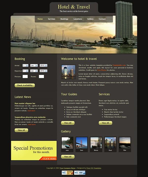 Web Application layout downloaded from: http://www.templatemo.