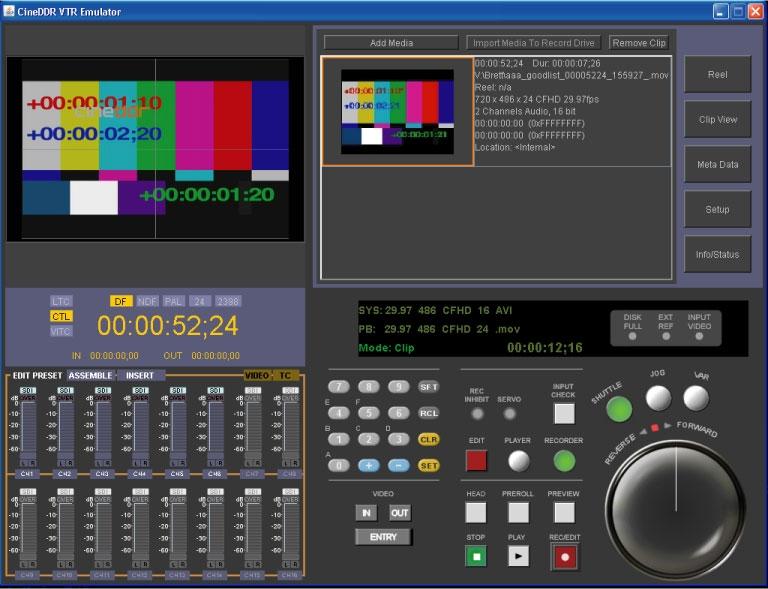 Introduction The VTRIF interface can be used for digital video capture, conversion, control and playback.
