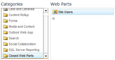 Advanced Web Part Management There are various tools to help you better manage your web parts, for example you can delete or close a web part.