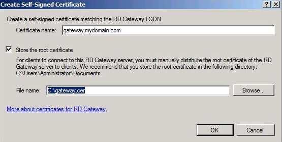Right click on the RD Gateway server within the RD Gateway Manager console and select Properties.