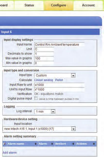 Type in these 2 calibration details for all listed temperature probes, both RTD and Thermocouple.