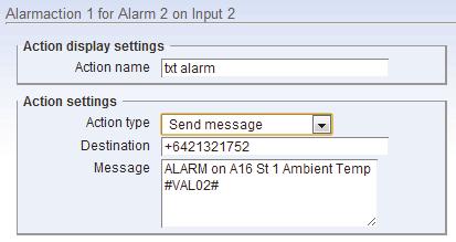 When in this alarm configuration screen, leave the configuration as it is shown here. 2.