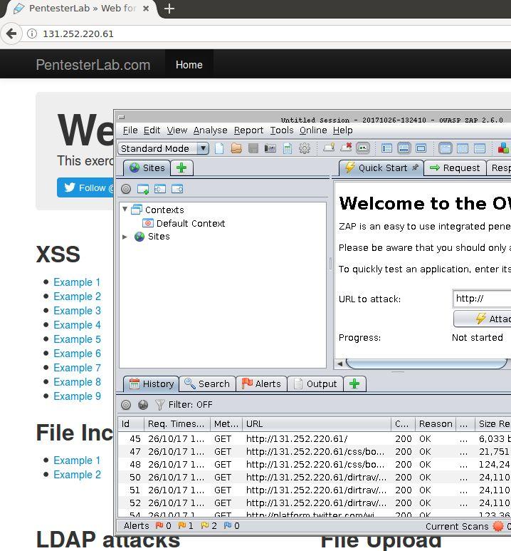 Visit SQL example #1 http://<wfp1_external_ip>/sqli/example1.php?