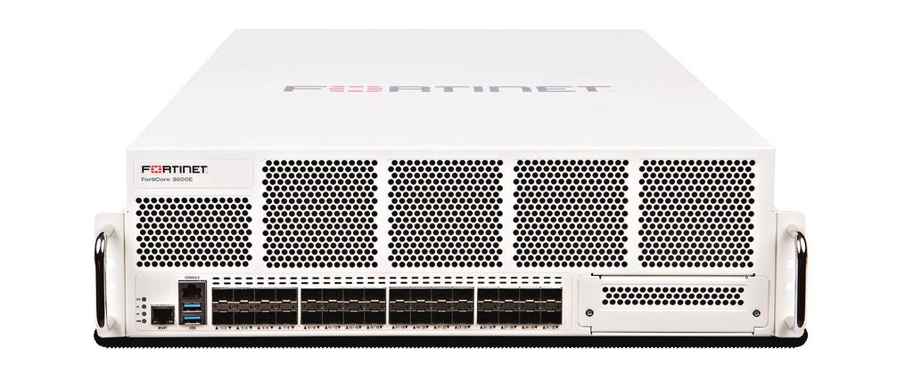 FortiCore 3600E, 3700E and 3800E The FortiCore E-Series of Software-Defined Networking (SDN) security appliances provide the ability to scale network-based security solutions to meet the performance